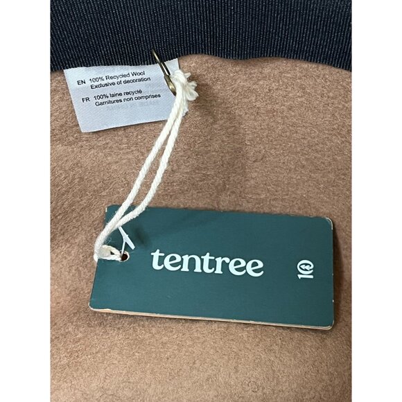 Tentree Festival Hat Recycled Wool Full Brimmed Felt Hat NWT Tabacco Brown Small - Picture 12 of 13